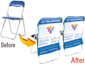 デザインパイプ椅子カバー イメージ